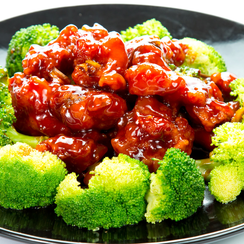 Semi-Home Cooked General Tso Sheet Pan Meal